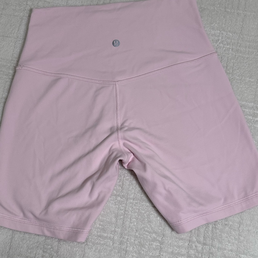 lululemon athletica Light Pink Bike Shorts